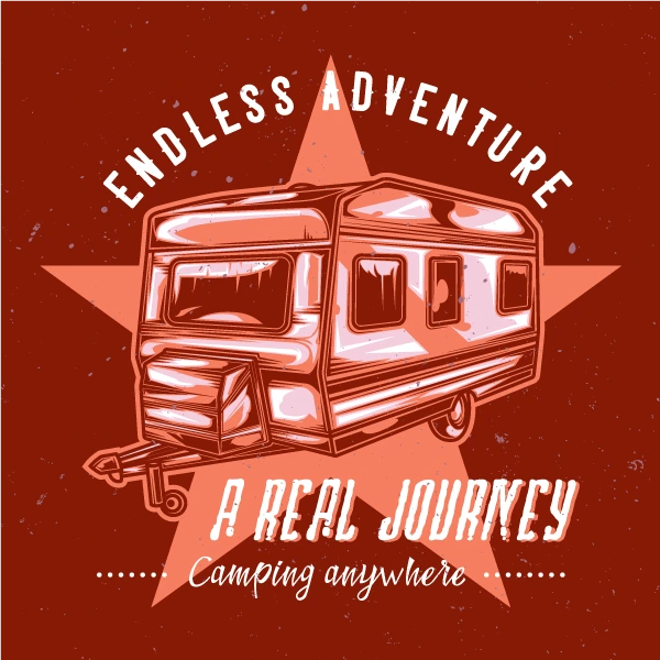 Ilustración de una caravana.